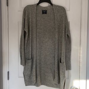 Grey cardigan
